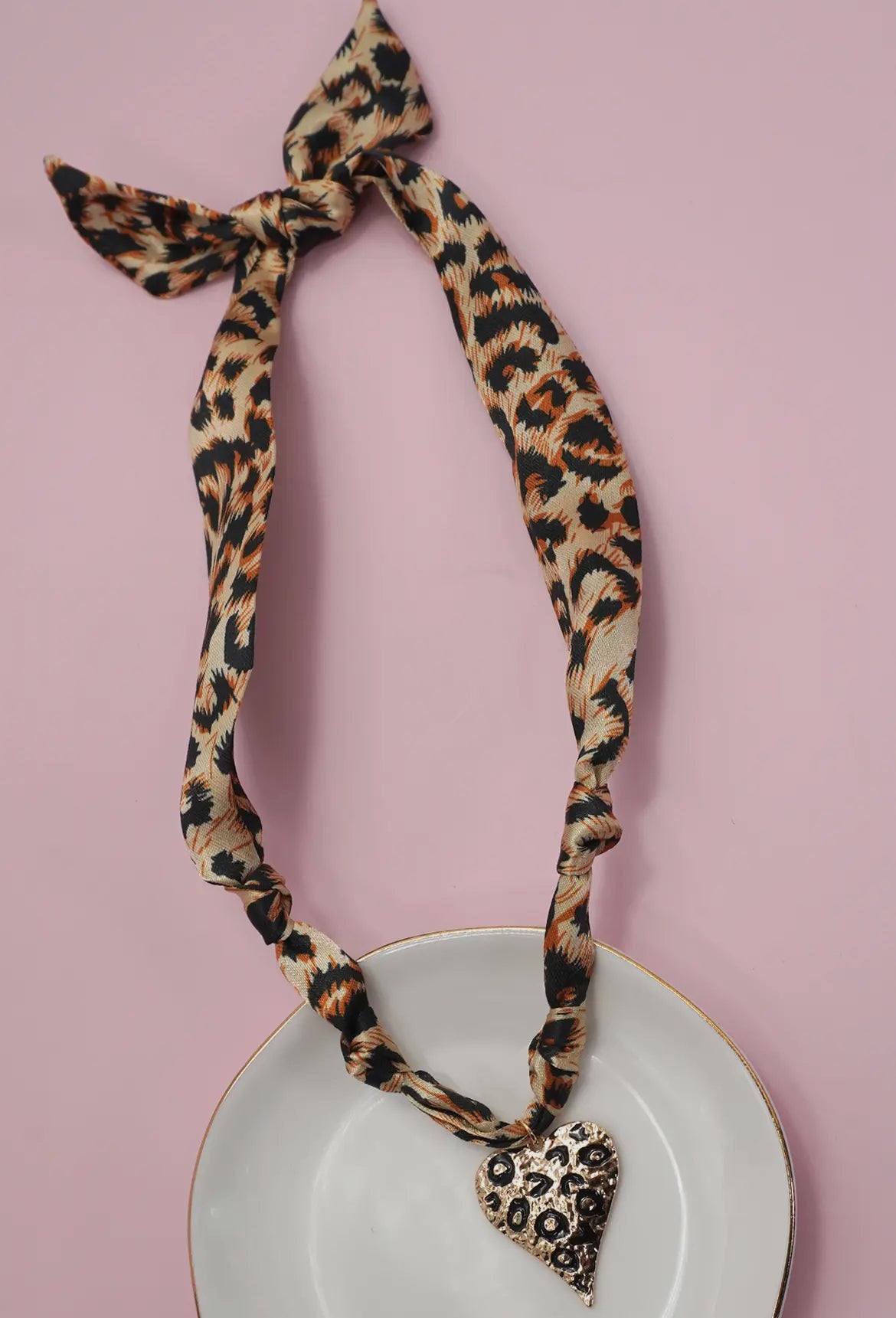 Pre- Tied Scarf Necklace