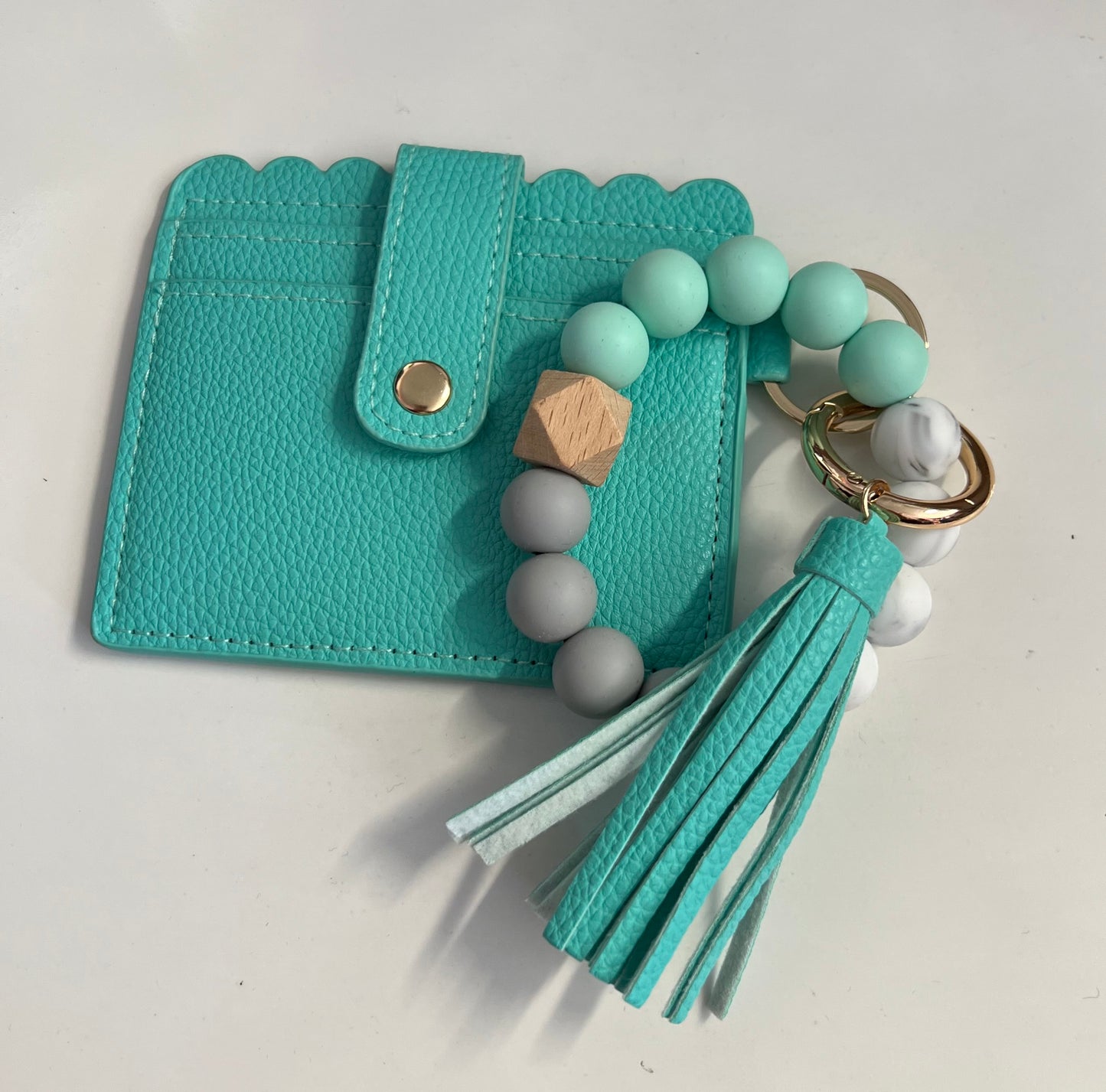 Silicone Keyring with ID Badge