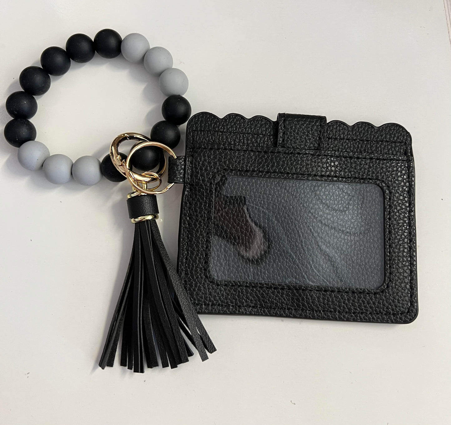 Silicone Keyring with ID Badge