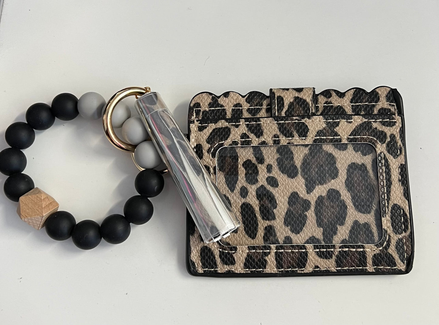 Silicone Keyring with ID Badge