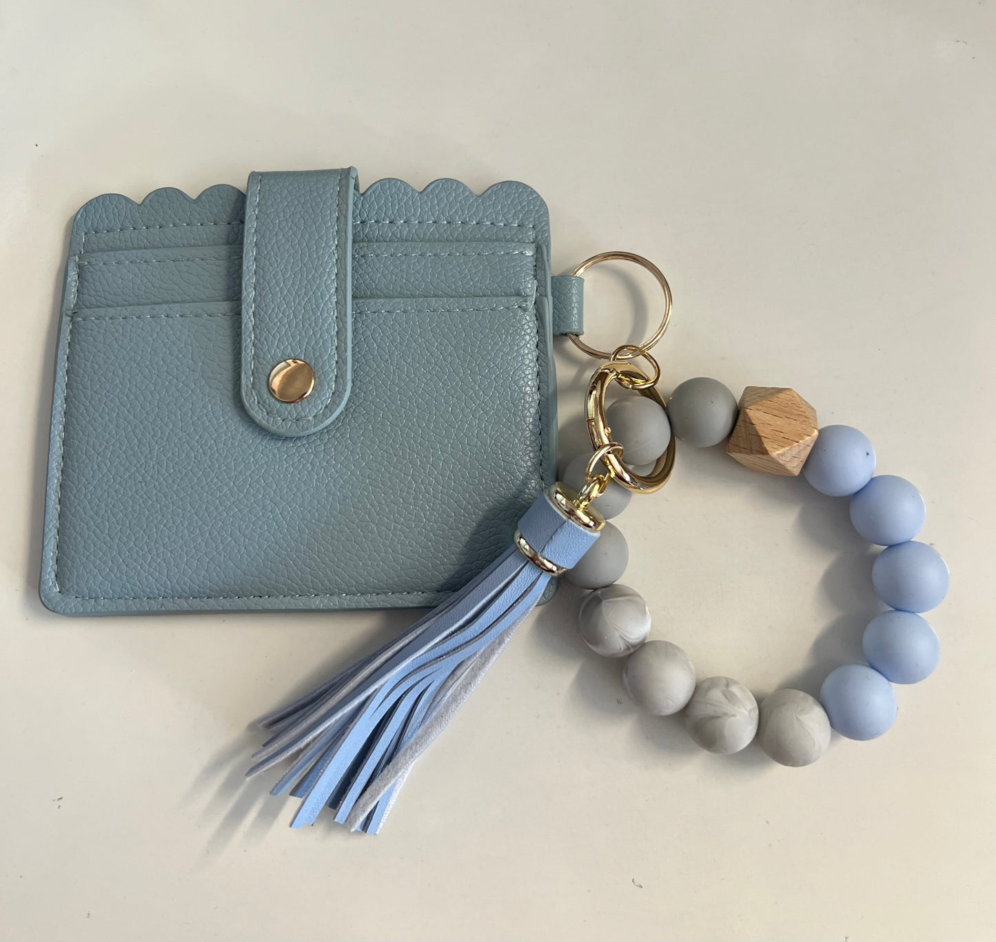 Silicone Keyring with ID Badge