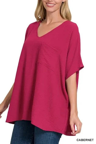 Curvy Cabernet Dolman