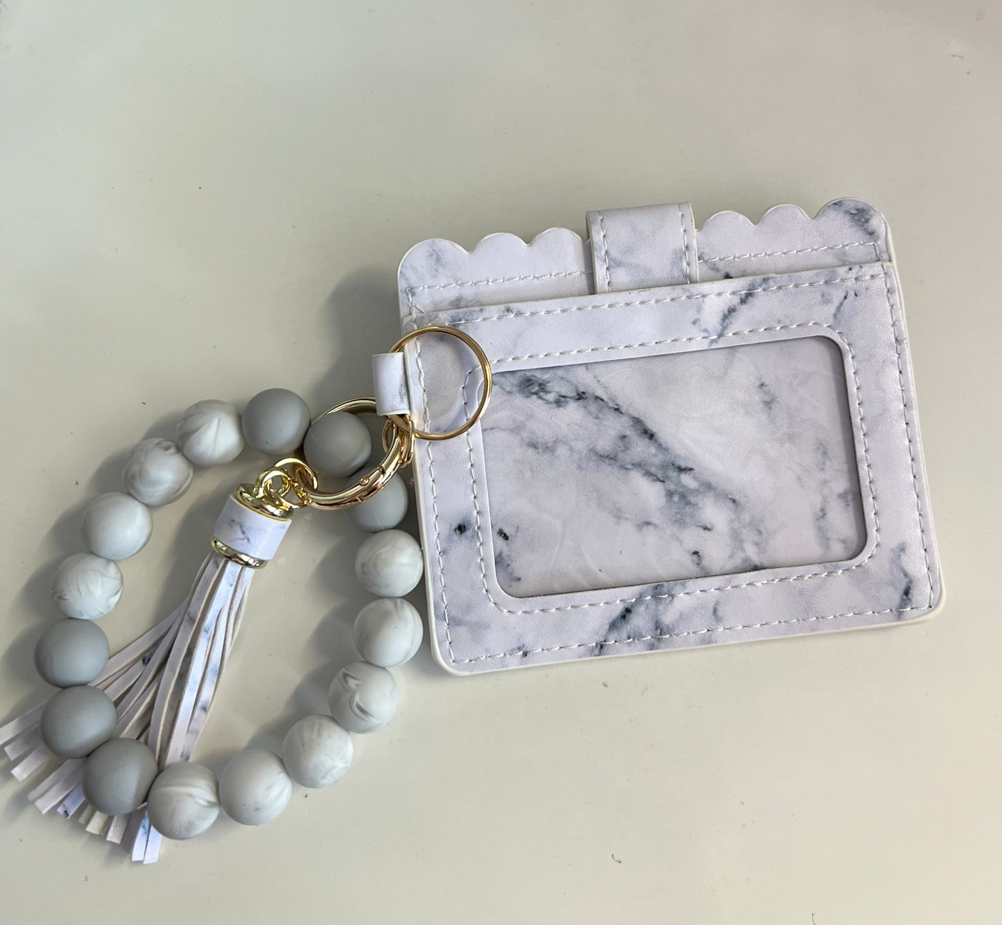 Silicone Keyring with ID Badge