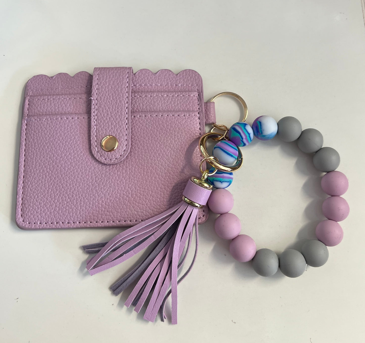 Silicone Keyring with ID Badge