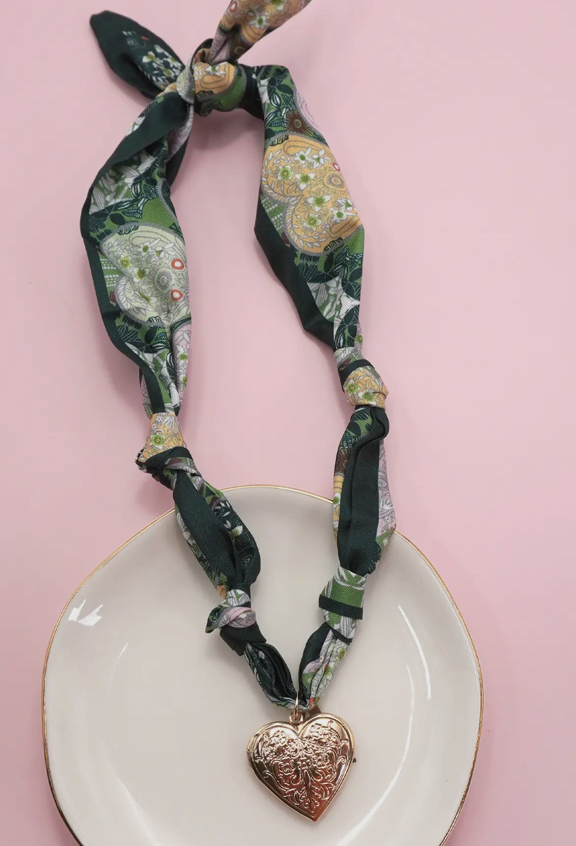 Pre- Tied Scarf Necklace
