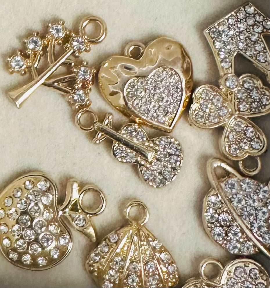 Miscellaneous Gold/Crystal Charms