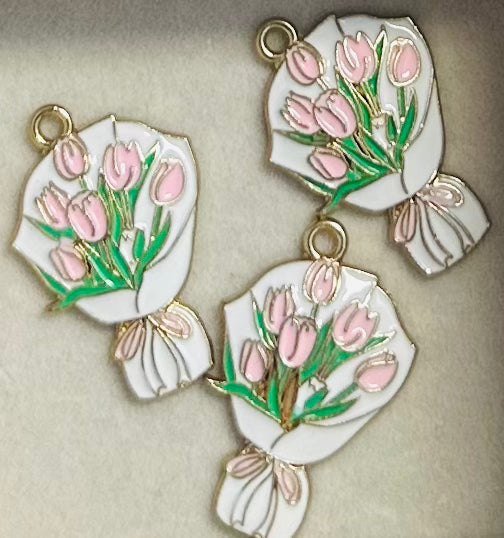Floral Bouquet Charm