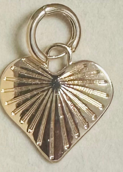 Gold Heart Charm
