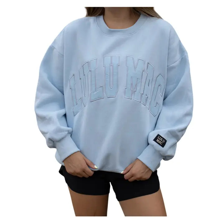 Lulu Mac Light Blue Sweatshirt