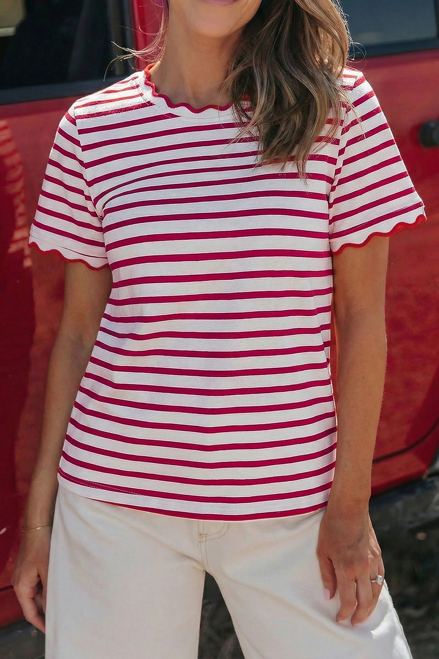 Red Stripe Shirt