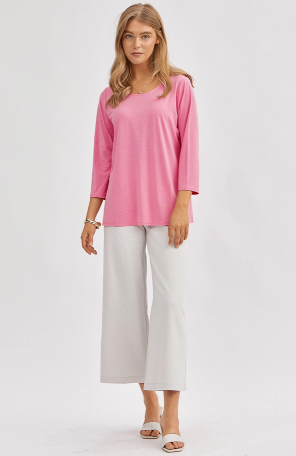 Classic Babypink round Neck Top