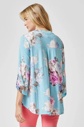 3/4 Sleeve Printed Lizzy Top