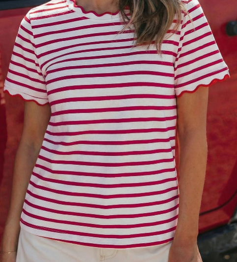 Red Stripe Shirt