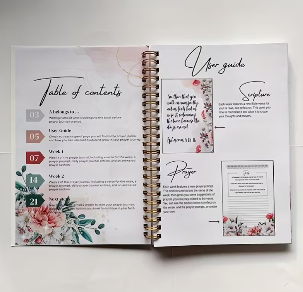 Prayer Journal & Prayer Planner for Women