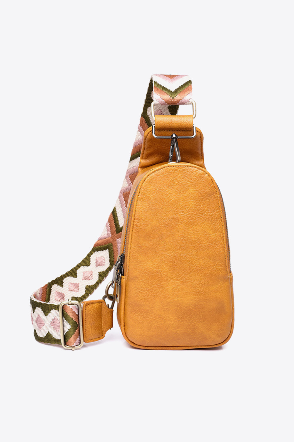 Adjustable Strap PU Leather Sling Bags