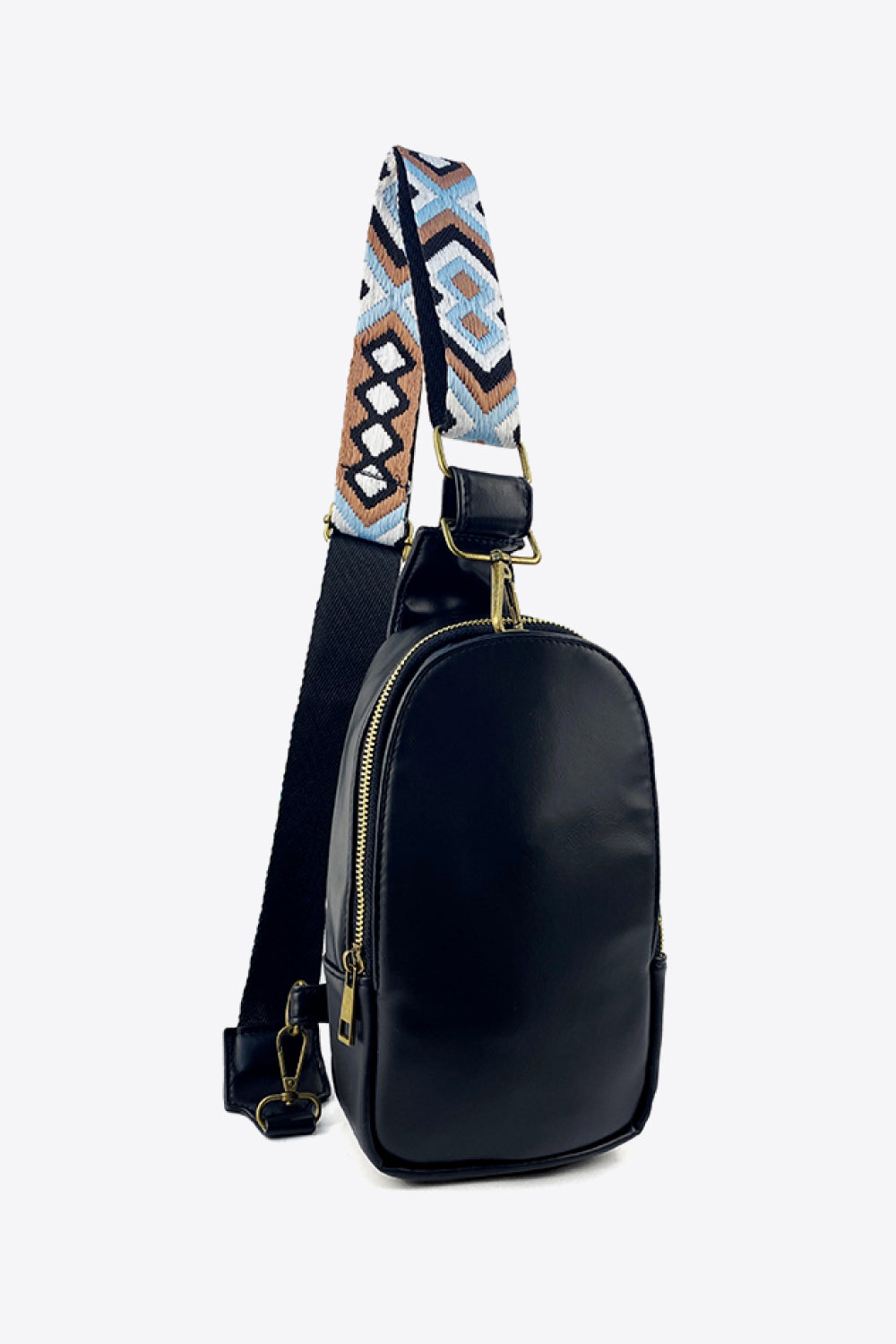 Adjustable Strap PU Leather Sling Bags
