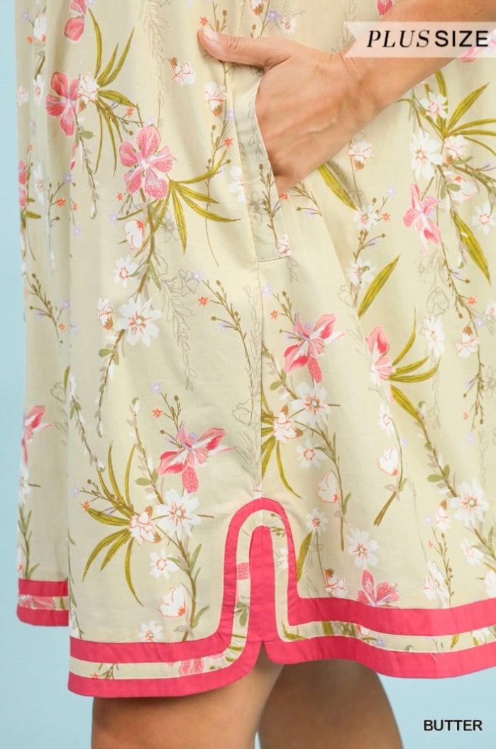 Butter Petal Pop Puff Sleeve Curvy