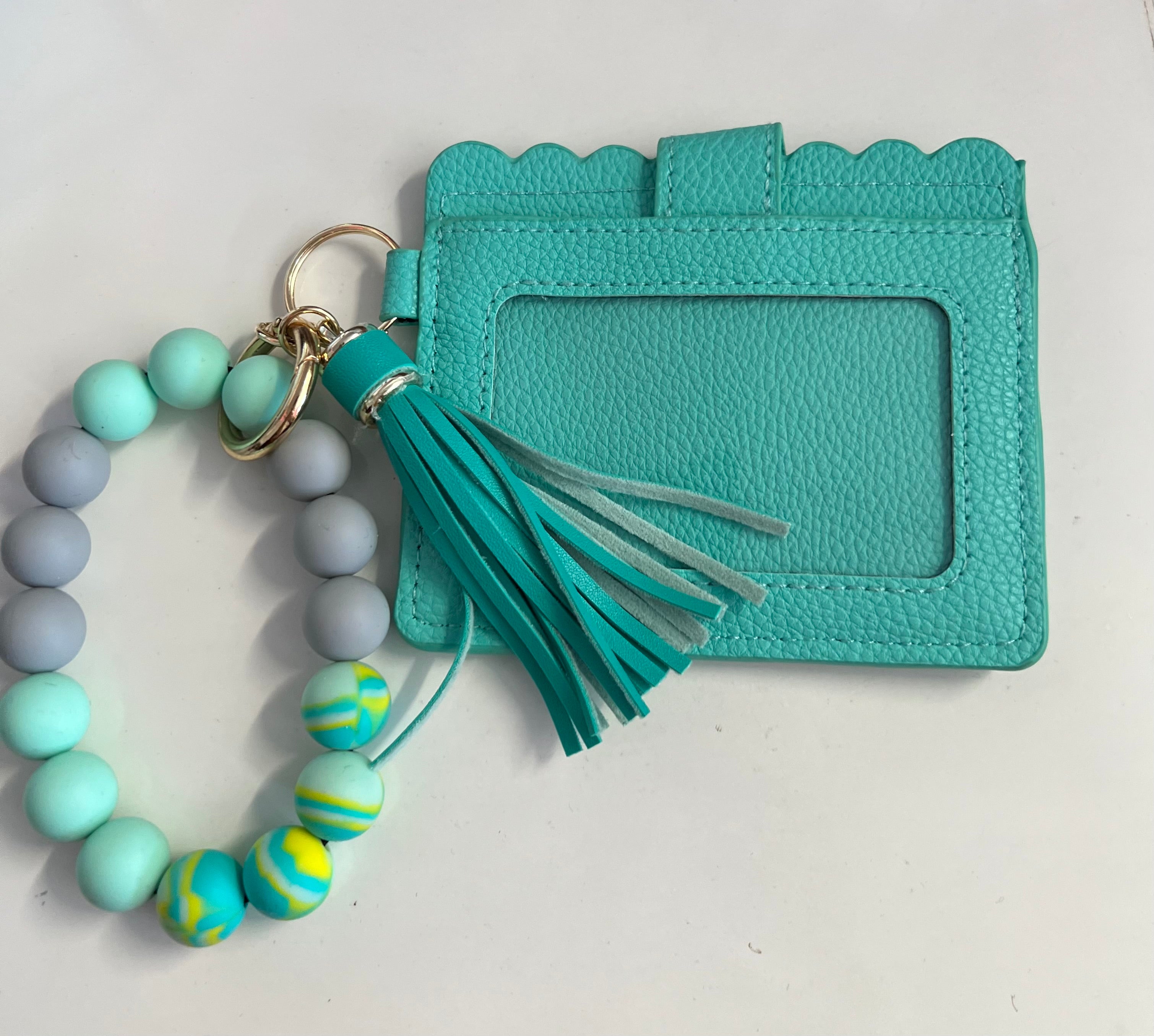 Silicone Keyring with ID Badge