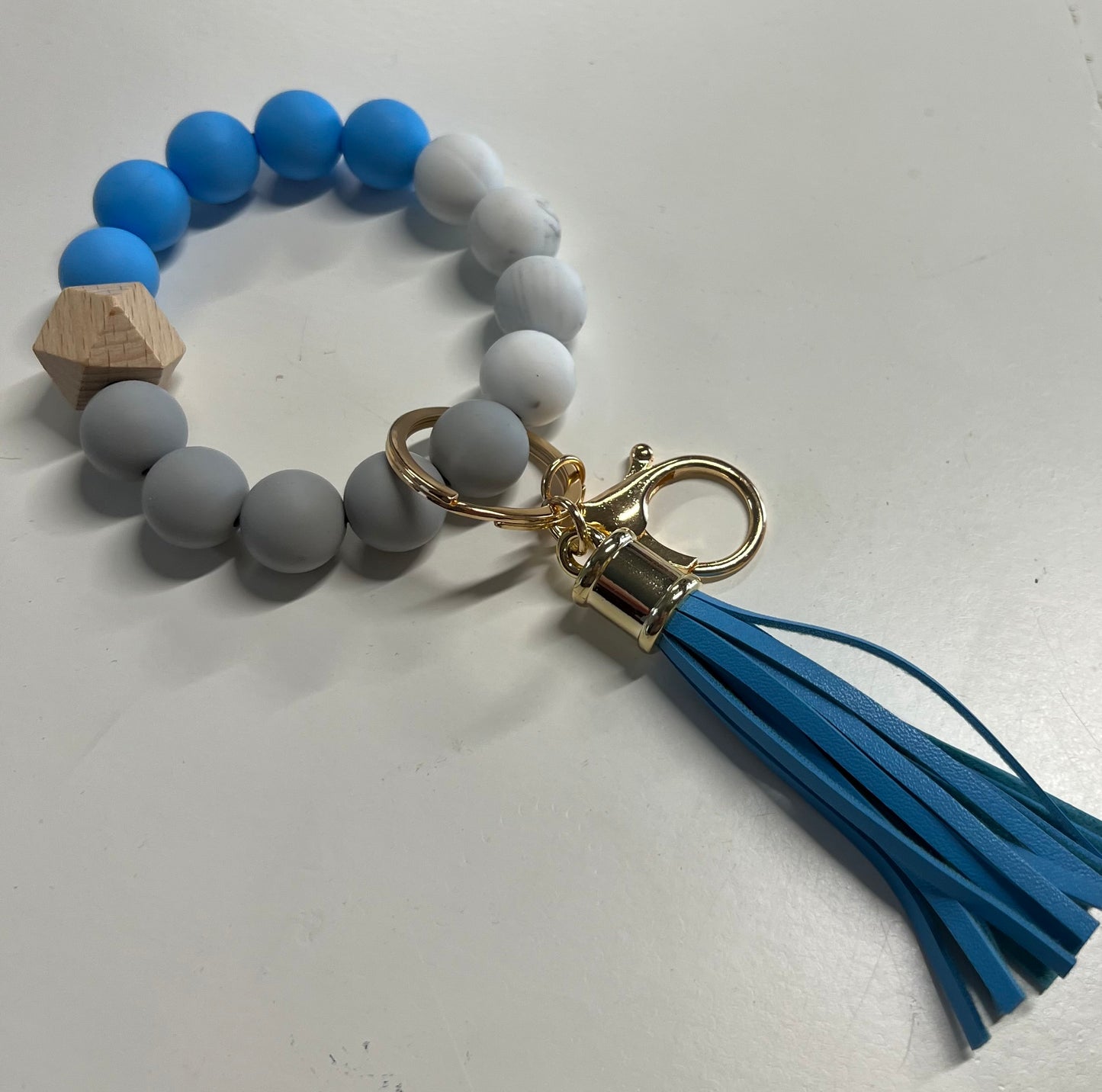Silicone Keychain with Tassle