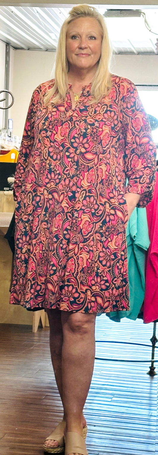 Scarlett Bloom Dress - CURVY