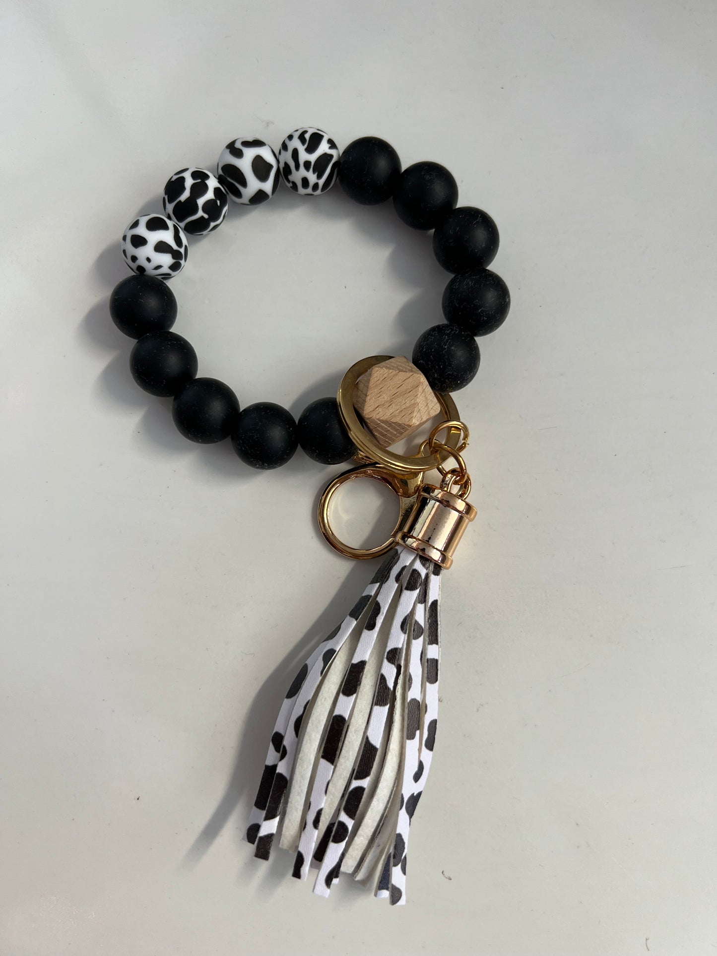 Silicone Keychain with Tassle