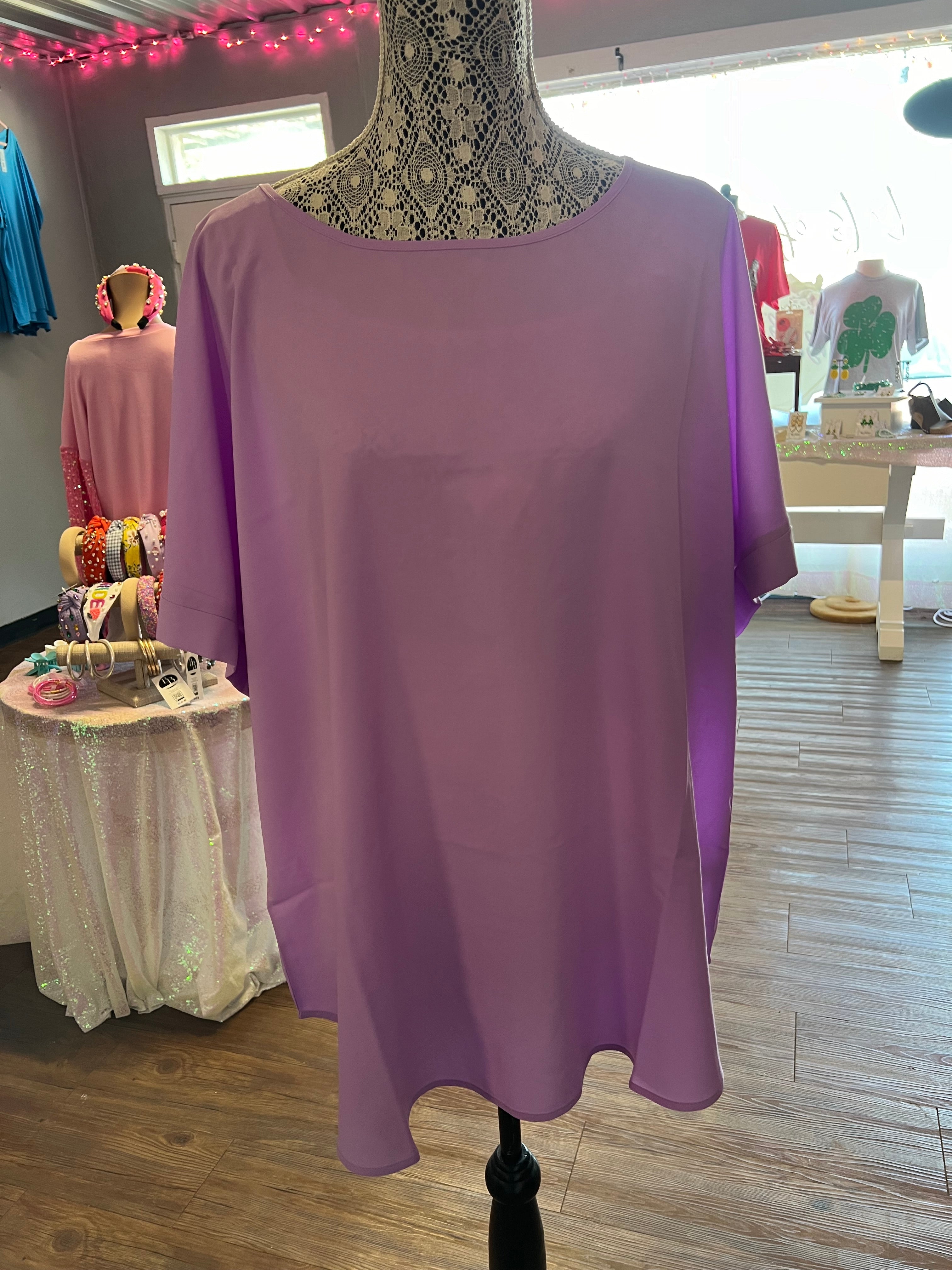 Stylish Boat Neck Top in 2 Colors