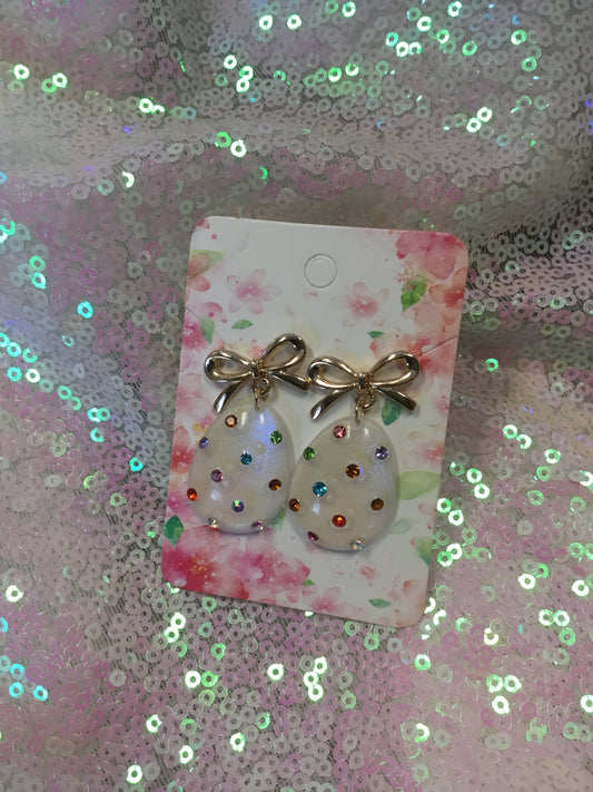 Iridescent Teardrop Earrings