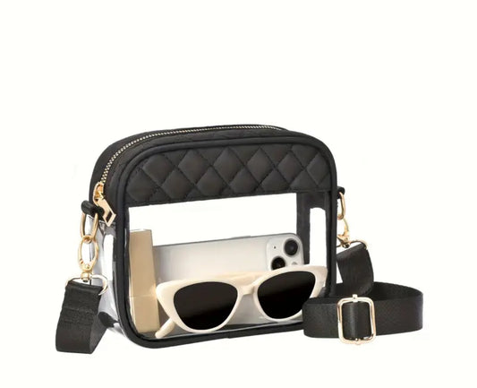Clear Bag with Black Accents