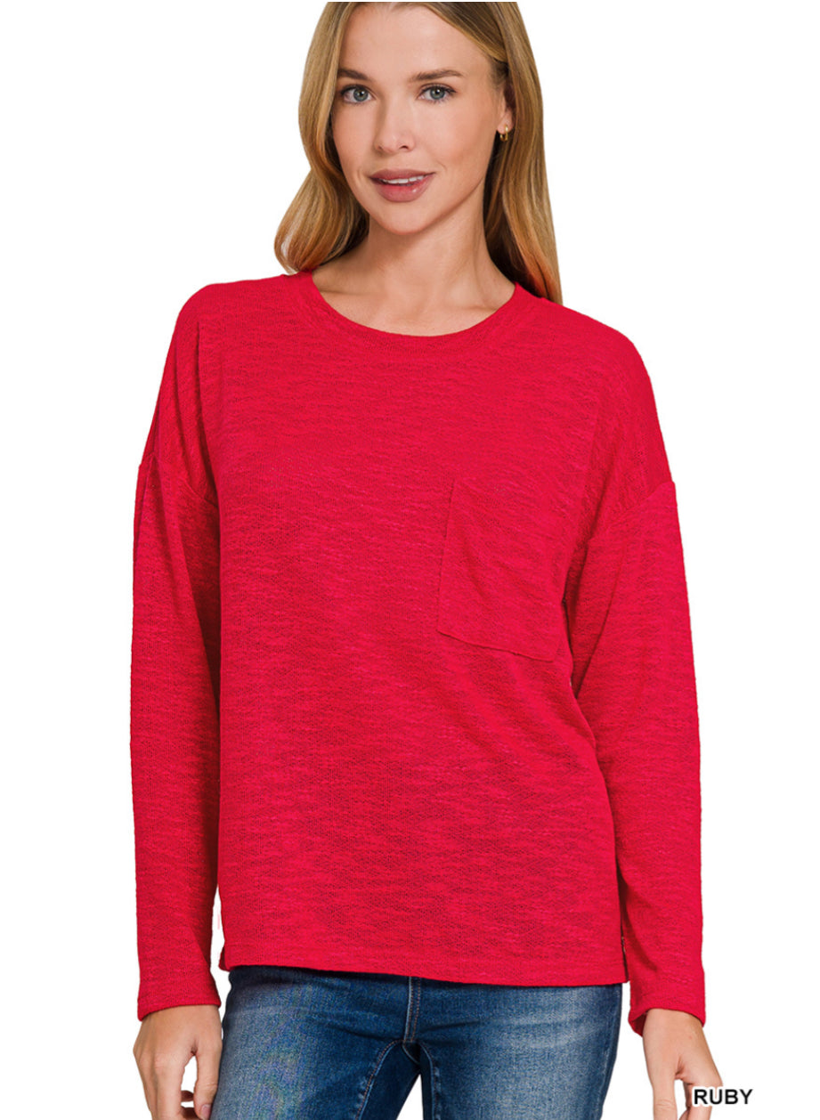 Winter Glow Hacci Long Sleeve