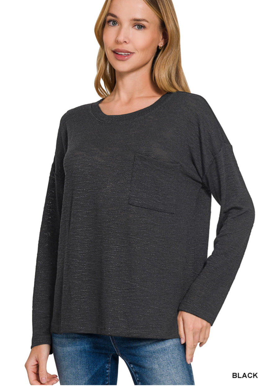 Winter Glow Hacci Long Sleeve