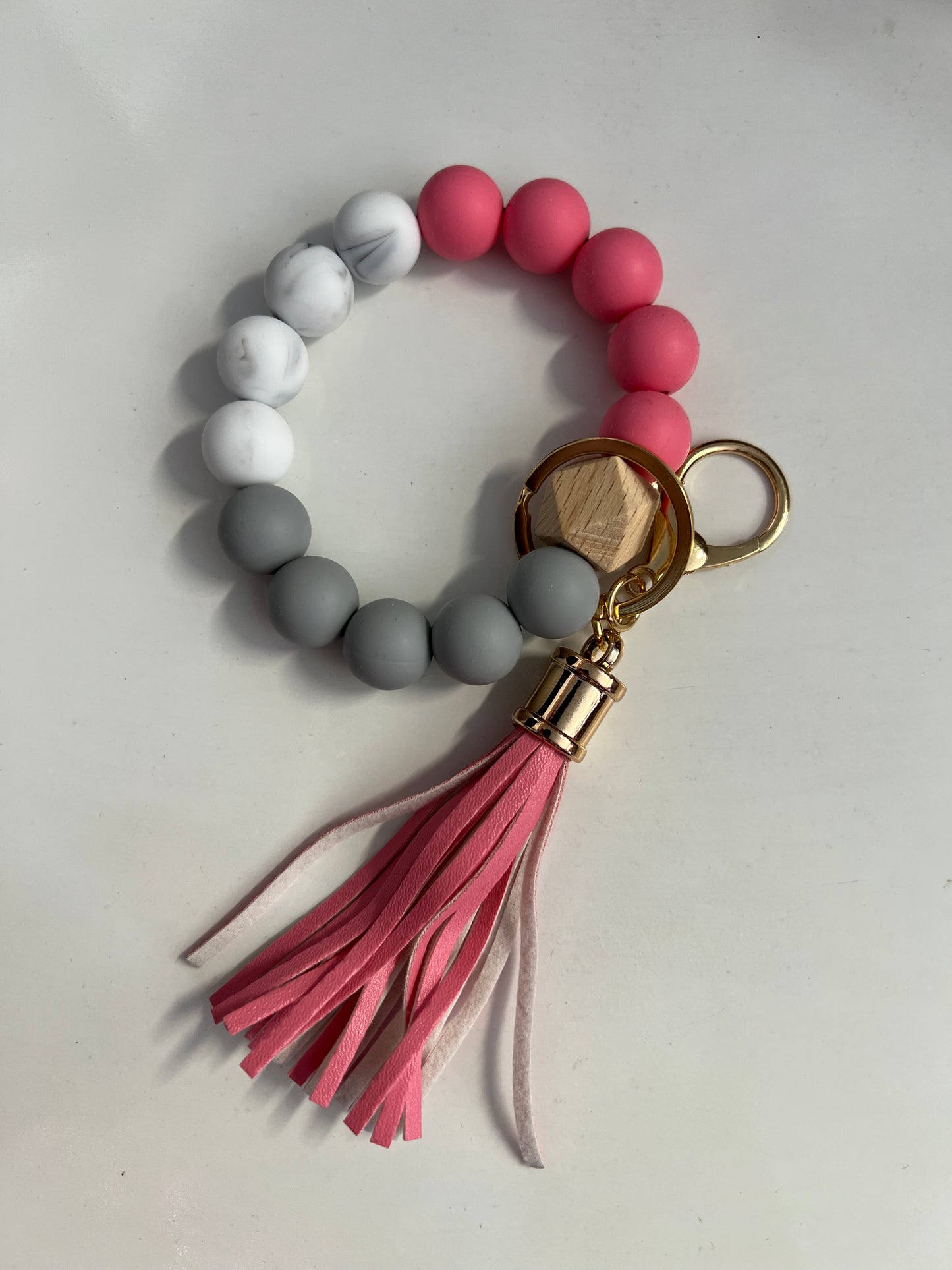 Silicone Keychain with Tassle