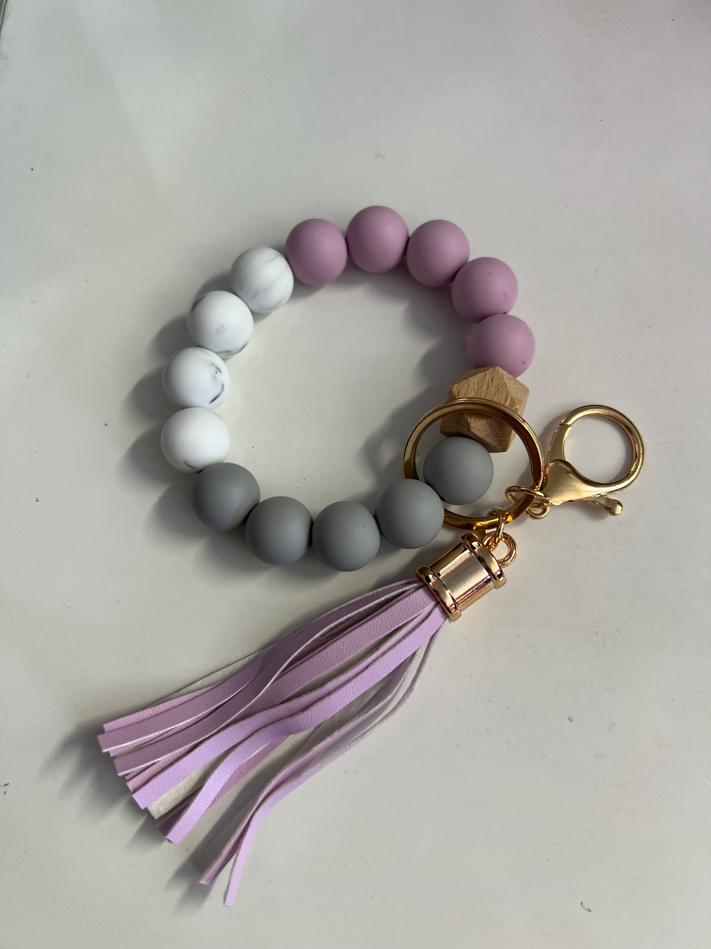 Silicone Keychain with Tassle