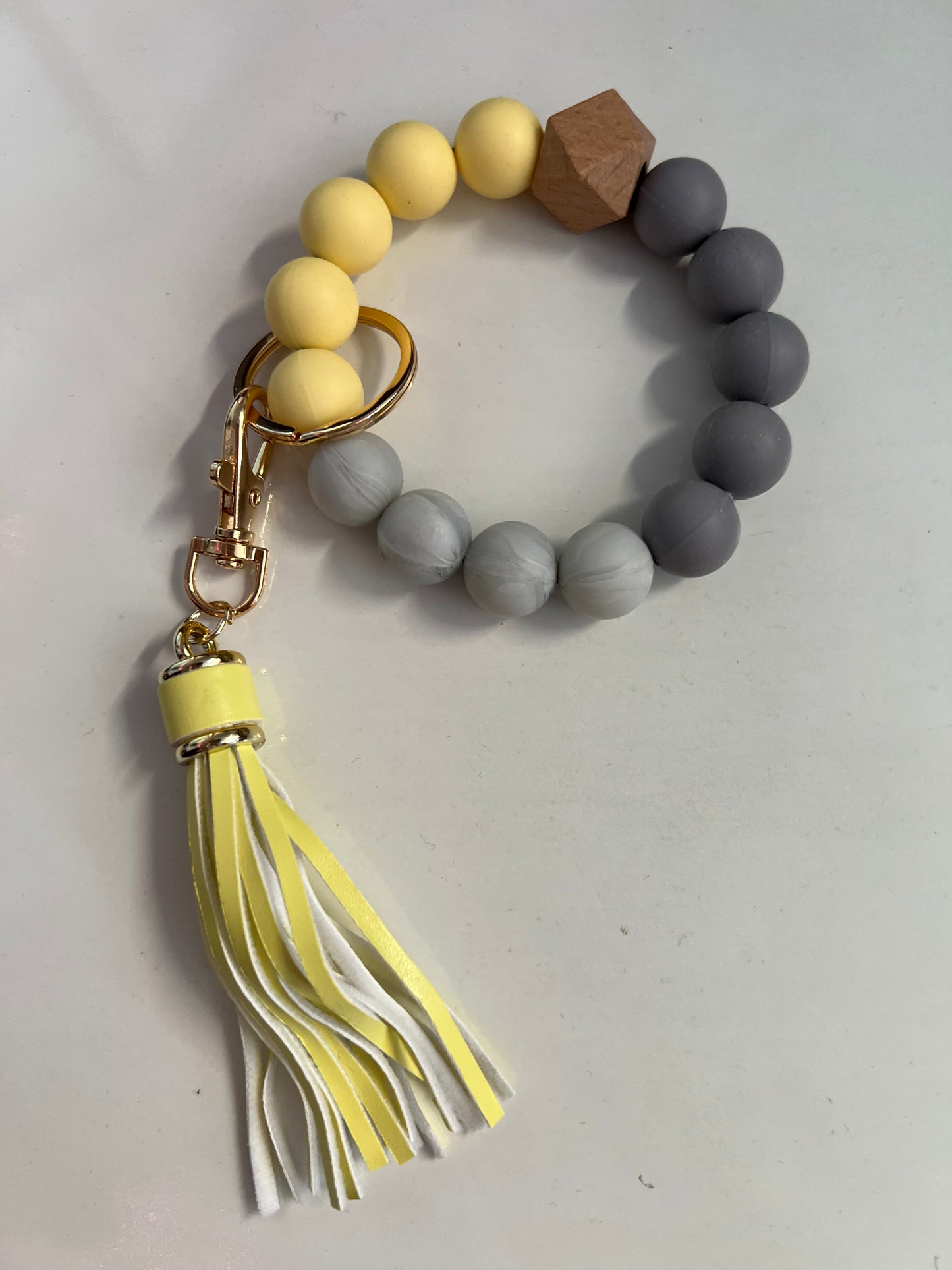 Silicone Keychain with Tassle