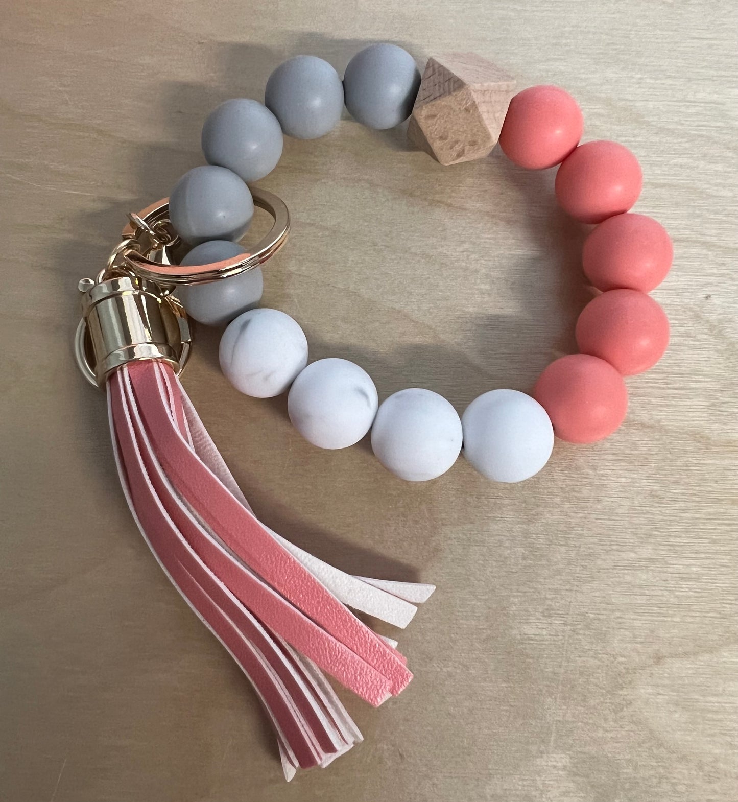 Silicone Keychain with Tassle