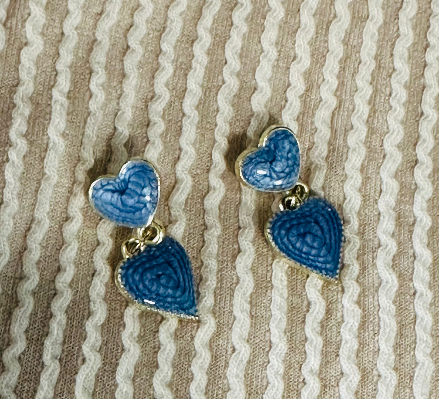 Double Heart Earrings