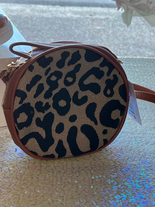 Round Cheetah Purse