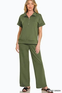Green Pants Set