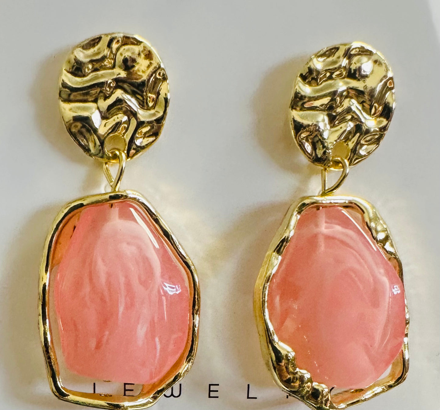 Gold Gem Earrings