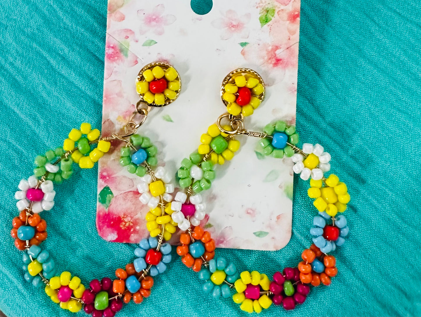 Floral Flower Earrings