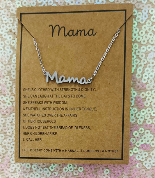 Gold/Silver Mama Necklace