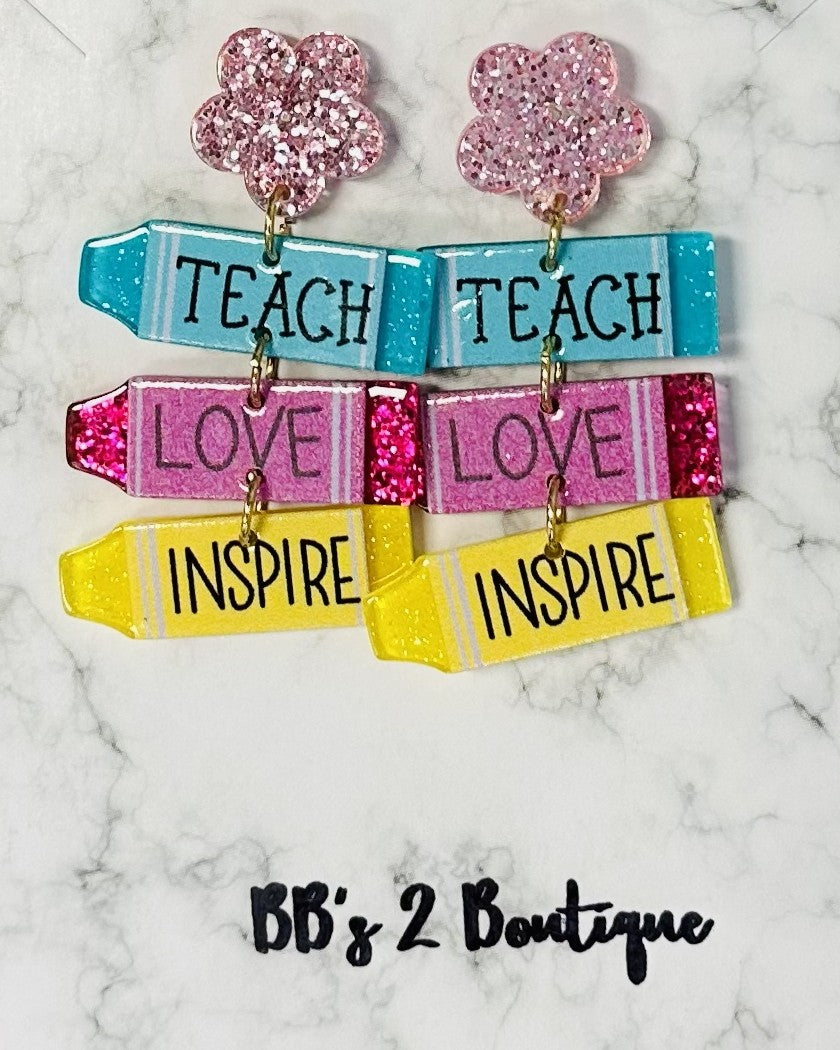 Crayon Earrings