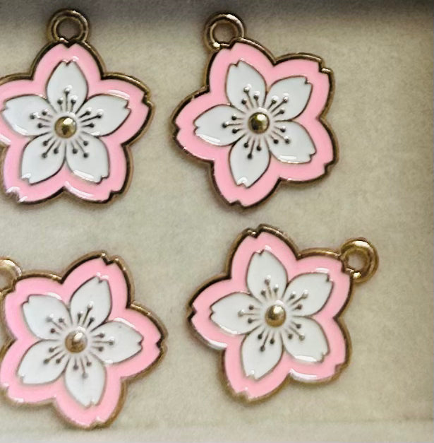 Pink & White Flower Petal
