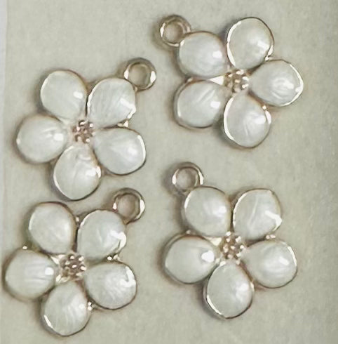 White Pearlescent Charm