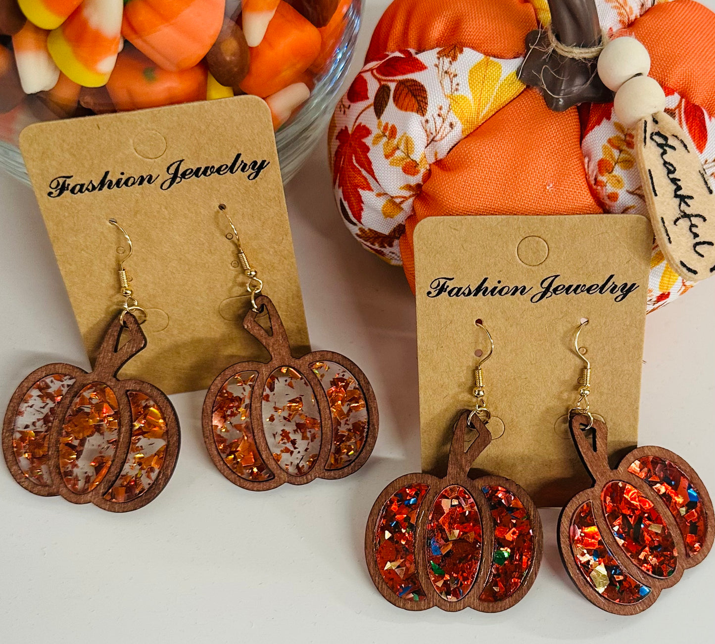 Pumpkin Earrings