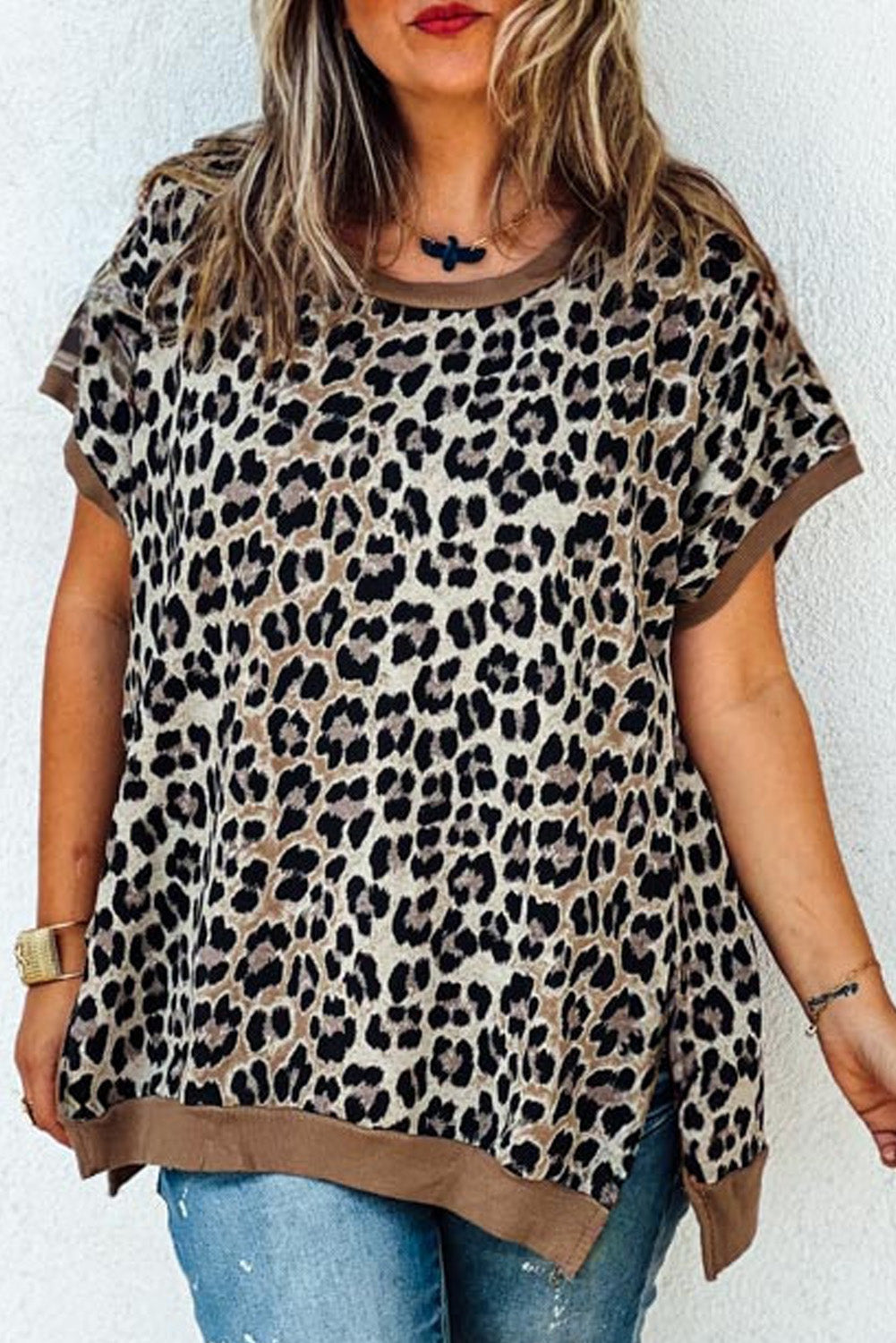 Leopard Short Sleeve Top