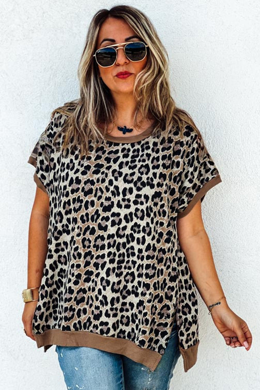 Leopard Short Sleeve Top