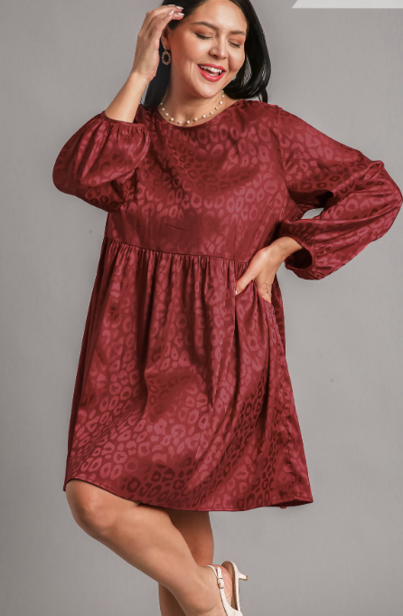 Cinnamon Animal Print Dress