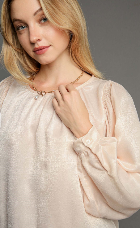 Champagne Shimmer Top