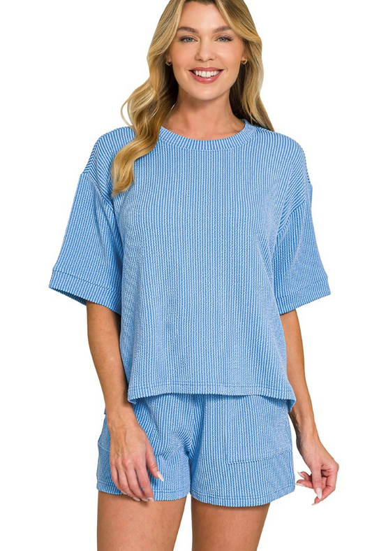 Sky Blue 2 Piece Set