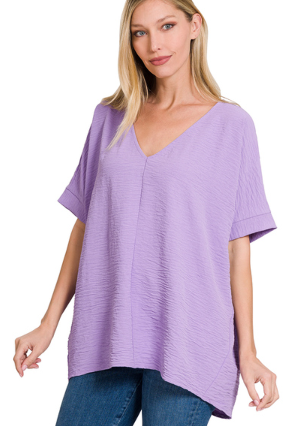 Lavender Zenana Dolman Top